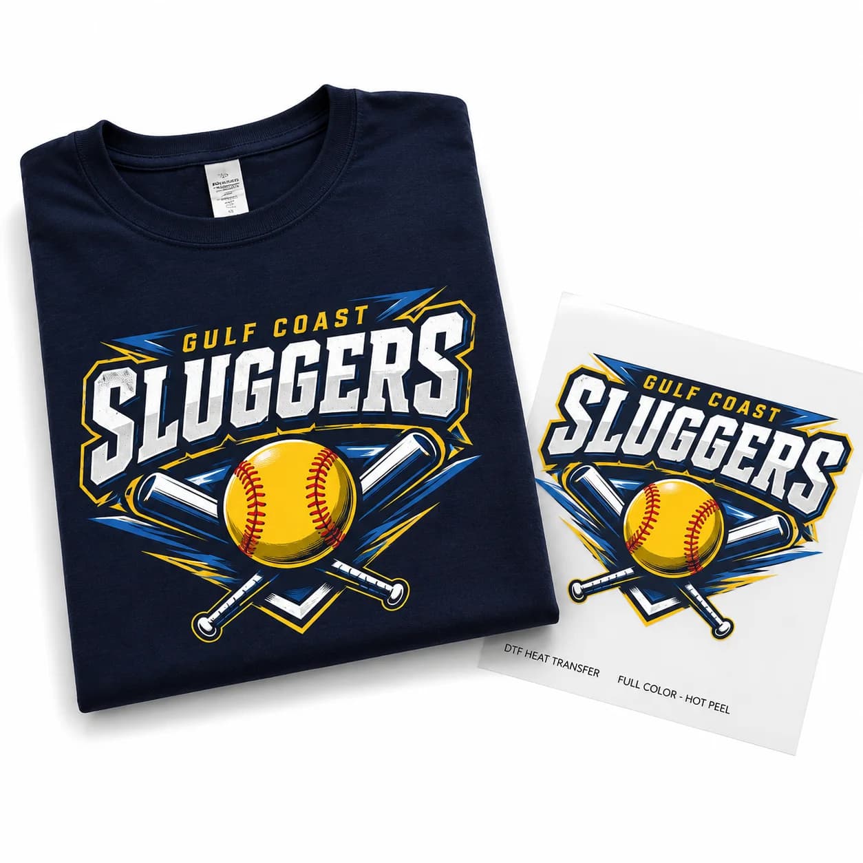 Custom DTF heat transfer for apparel in Beaumont TX
