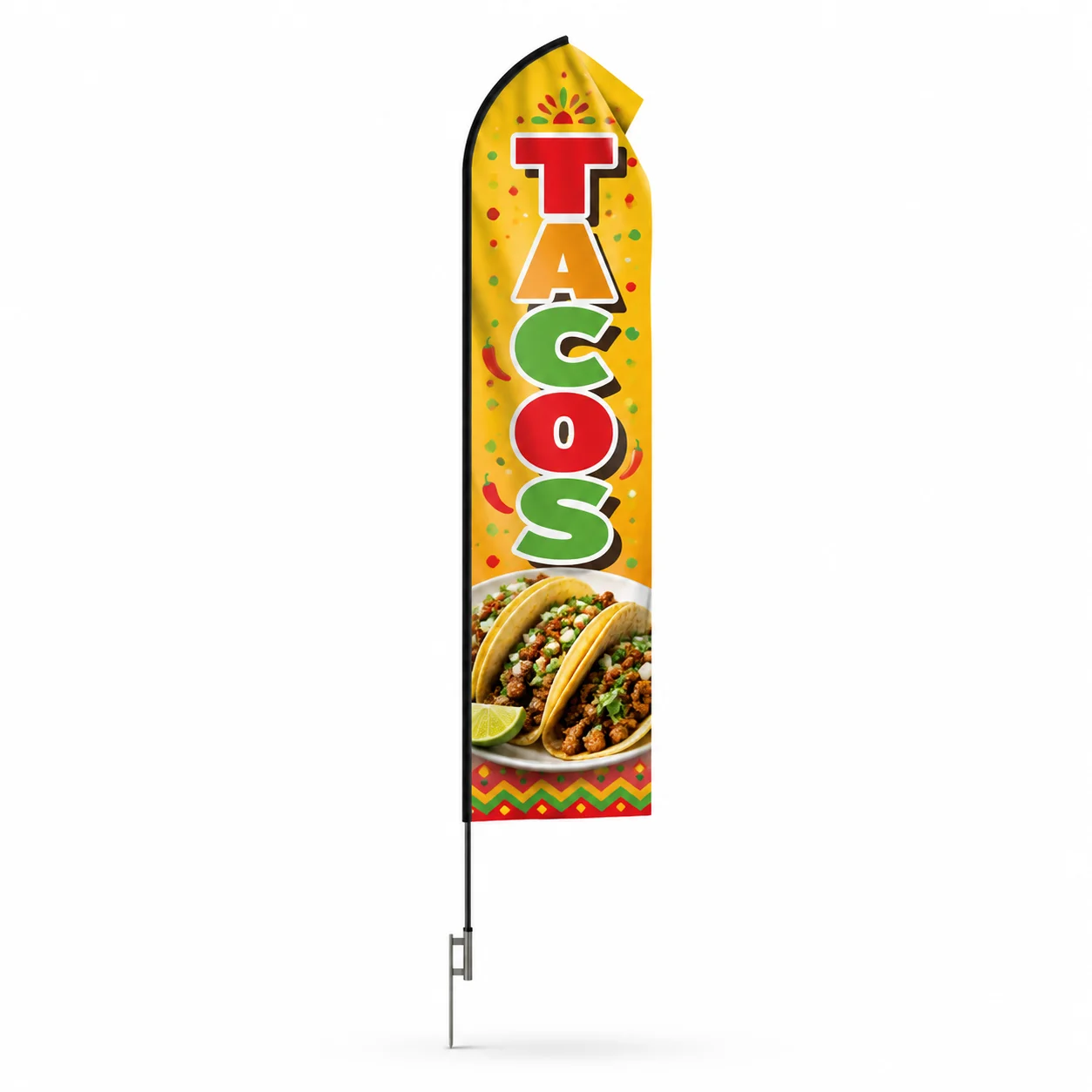 Affordable economy feather flag for outdoor promos in Beaumont TX