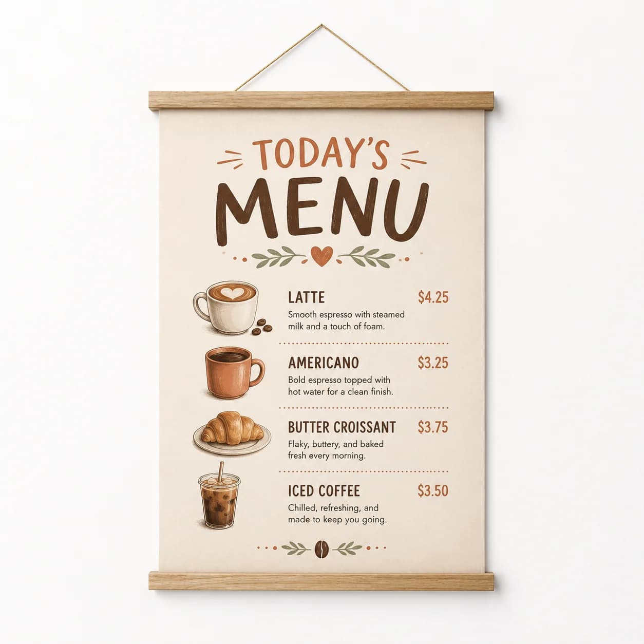 Magnetic wood poster hanger for prints in Beaumont TX
