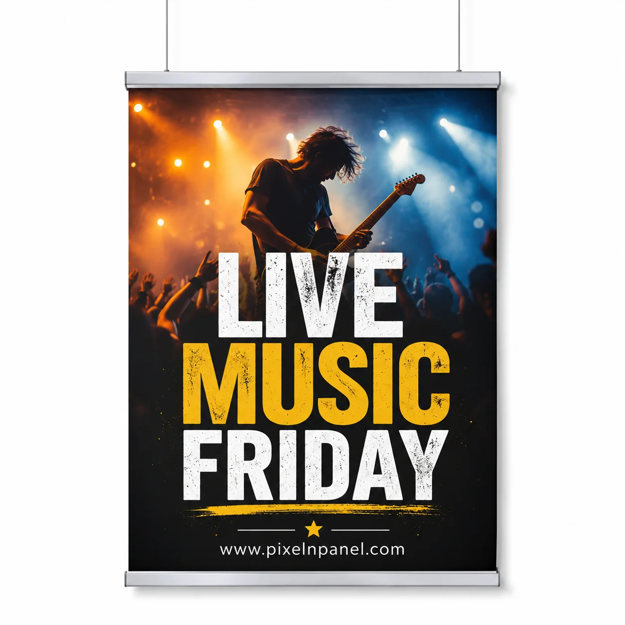 Wall-mounted snap poster frame in Beaumont TX